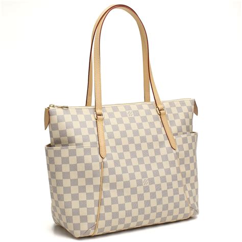 Louis Vuitton white check